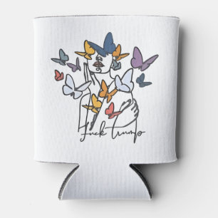 Enfriador De Latas 86 47 Camiseta anti-floral de Trump, destituir a p