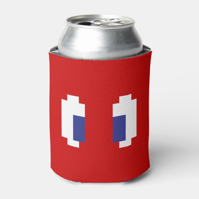 Enfriador De Latas 8 bits Pixel Manga Eyes (Lata Anverso)