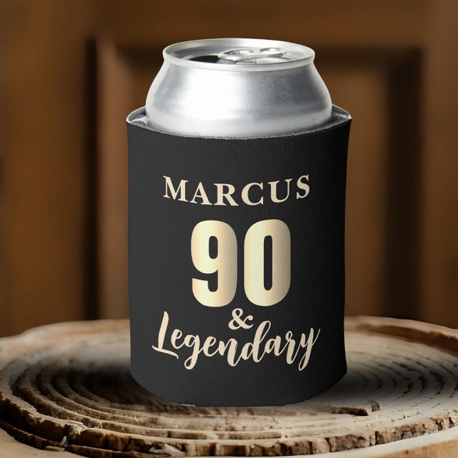 Enfriador De Latas 90 & Legendary Gold 90th Birthday  (Subido por el creador)