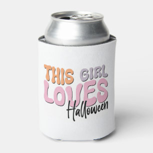Enfriador De Latas A este Chica le encanta Halloween