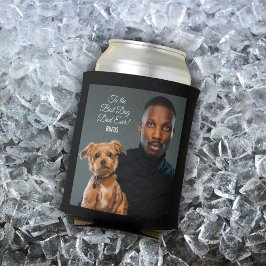 Enfriador De Latas A la mejor foto del Personalizado de papá de perro