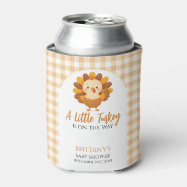Enfriador De Latas A Little Turkey Baby Shower Thanksgiving