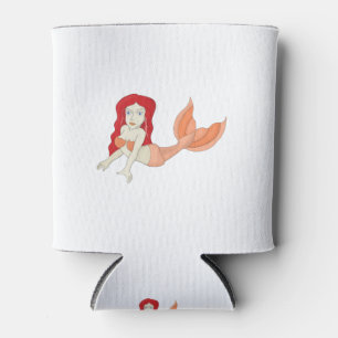 Enfriador De Latas A Redhead Mermaid