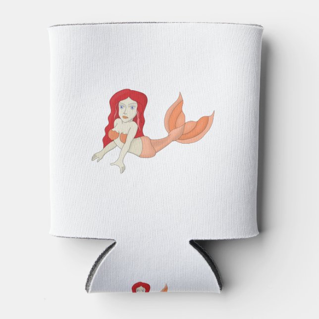 Enfriador De Latas A Redhead Mermaid (Anverso)