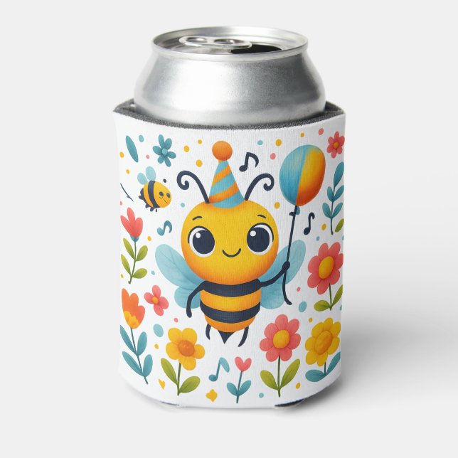 Enfriador De Latas Abeja Fiestera para Enfriar Latas (Reverso de la lata)