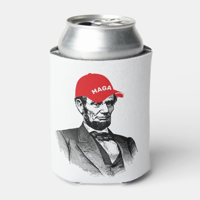 Enfriador De Latas Abraham Lincoln MAGA (Lata Anverso)