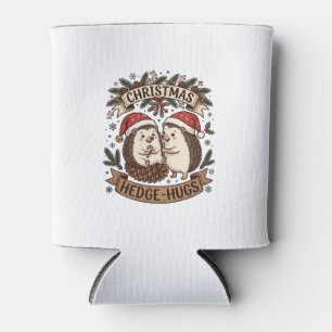 Enfriador De Latas Abrazos de seto de Navidad Gorros de Santa Claus C