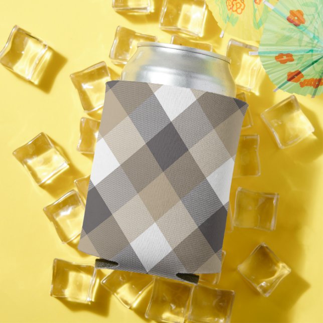 Enfriador De Latas Abstracción cuadrada geométrica 2 (Verano in situ)