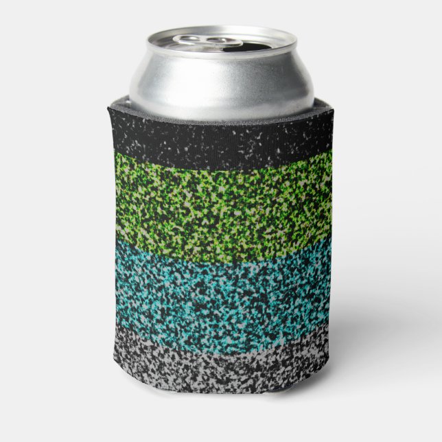 Enfriador De Latas Abstract Quioromantic Pride Flag      (Reverso de la lata)