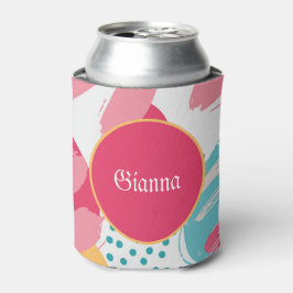 Enfriador De Latas Abstracto Colorido Personalizado