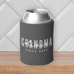 Enfriador De Latas Abuela desde el 20XX simple y moderno perrito