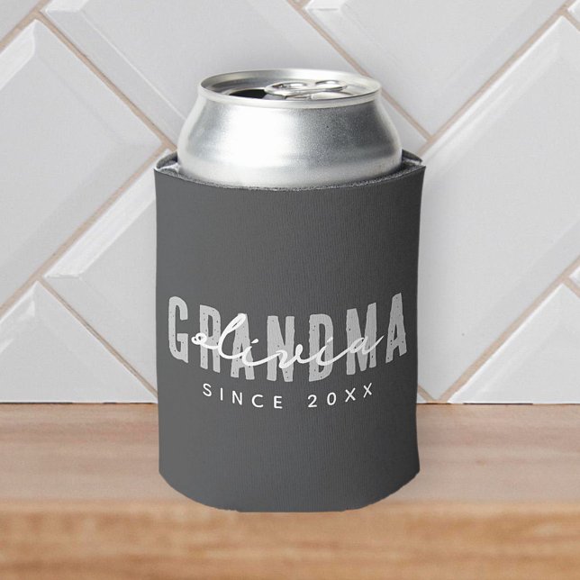 Enfriador De Latas Abuela desde el 20XX simple y moderno perrito (Subido por el creador)