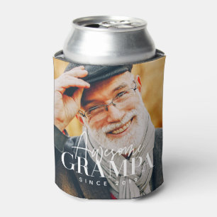 Enfriador De Latas Abuelo Increíble Desde 20XX Foto Simple y Elegante