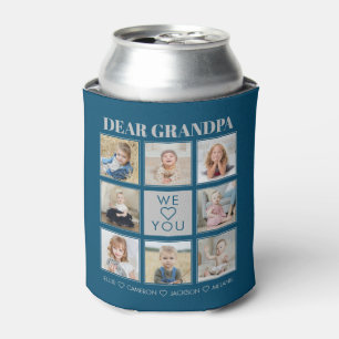 Enfriador De Latas Abuelo personalizado moderno te queremos 8 fotos