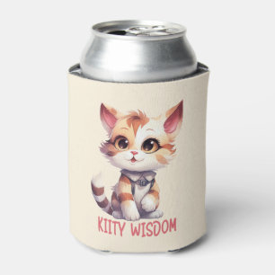 Enfriador De Latas Actitud de gato despreocupada - Diseño felino lúdi