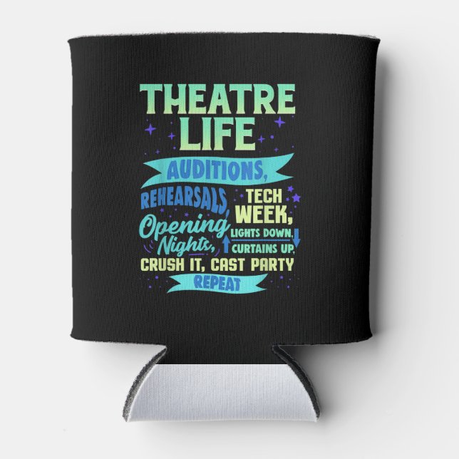 Enfriador De Latas Actriz Nerd Actor Musical Acter Spian (Anverso)