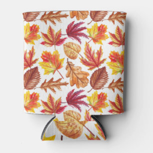 Enfriador De Latas Acuarela de otoño de composición botánica, perfect