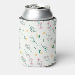 Enfriador De Latas Acuarela de primavera sin problemas