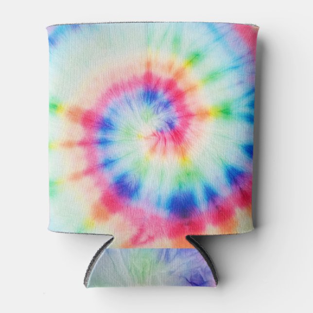 Enfriador De Latas Acuarela espiral: arte sucio artístico orgánico (Anverso)