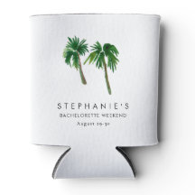 Acuarela Palmeras Tropicales Despedida de Soltera 