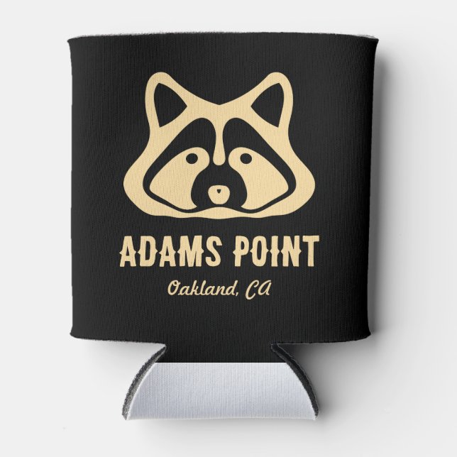 Enfriador De Latas Adams Point Raccoon Cooler (Anverso)