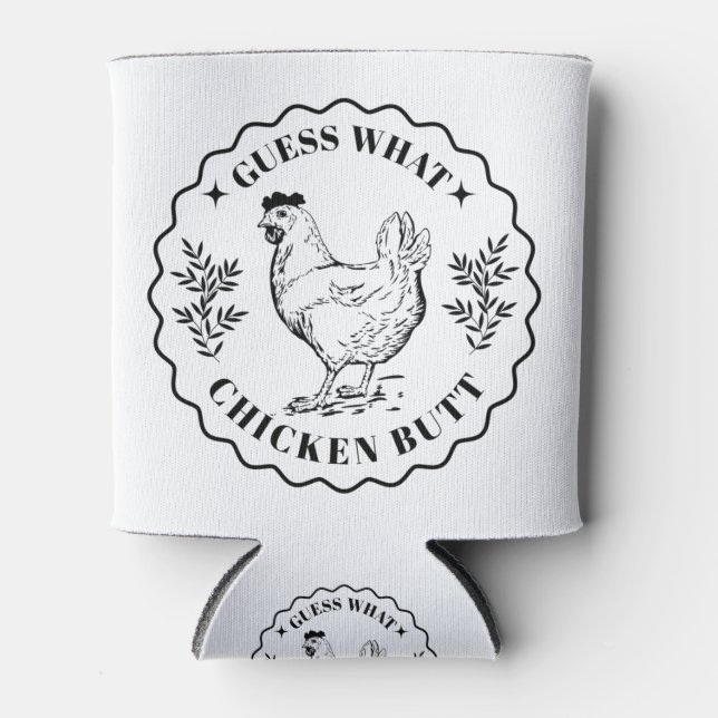 Enfriador De Latas Adivinen qué - Toro de pollo (Anverso)