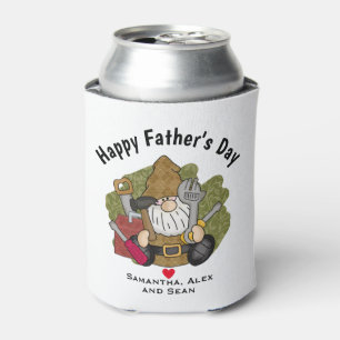 Enfriador De Latas Adorable Handyman & Carpenter Garden Gnome