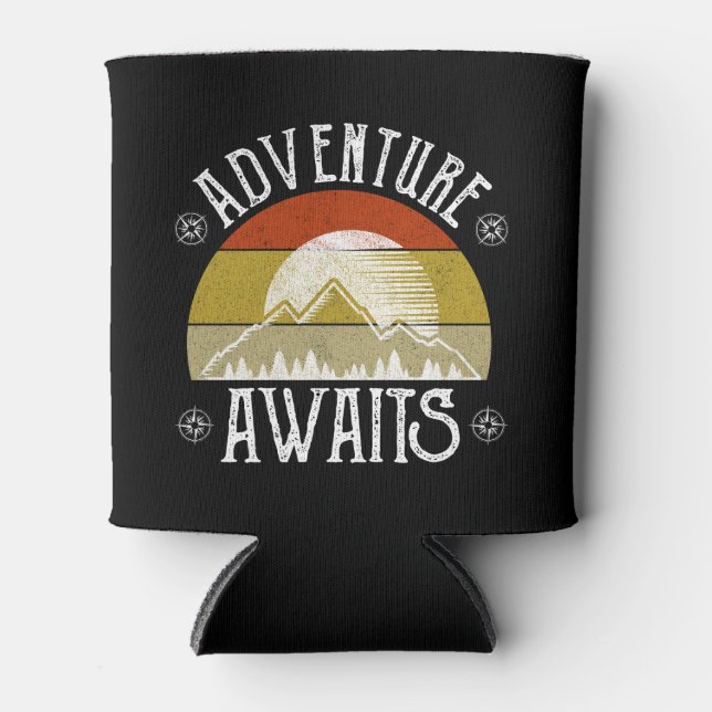 Enfriador De Latas Adventure Awaits (Anverso)