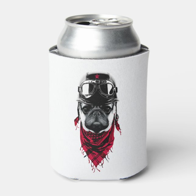 Enfriador De Latas Adventurer Pug (Lata Anverso)