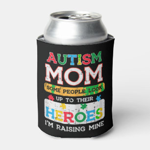 Enfriador De Latas Agarra este lindo autismo que mamá heroe levantand