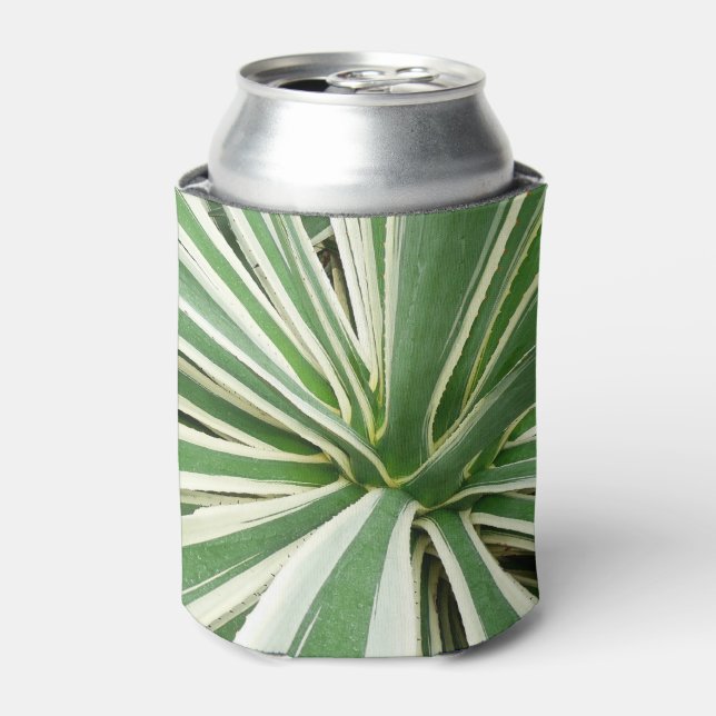 Enfriador De Latas Agave Plant Green y White Strike (Lata Anverso)