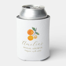 Enfriador De Latas Agua Fuerte Naranja Brunch Nupcial Personalizado