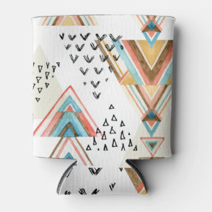 Enfriador De Latas Agua Geométrica Sin Marea: Estilo Tribal.