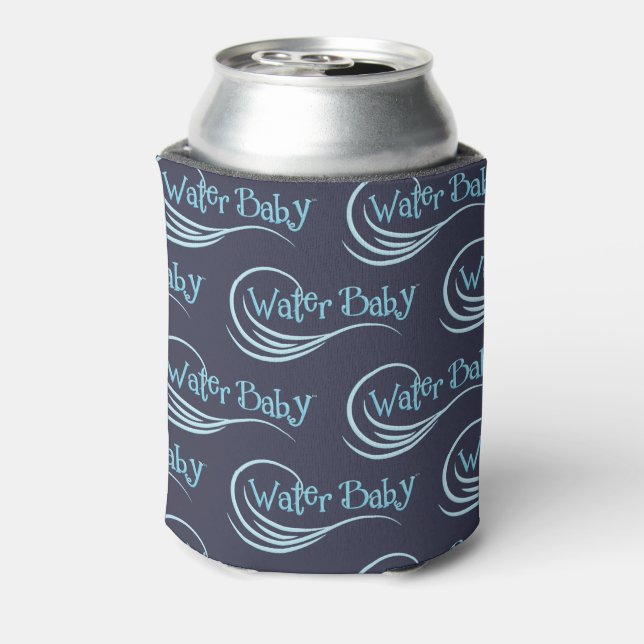 Enfriador De Latas Agua Refrigerador de bebidas Azul (Reverso de la lata)