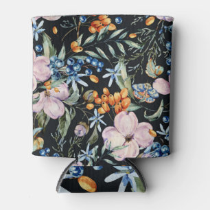 Enfriador De Latas Agua suave: bayas florales rosas