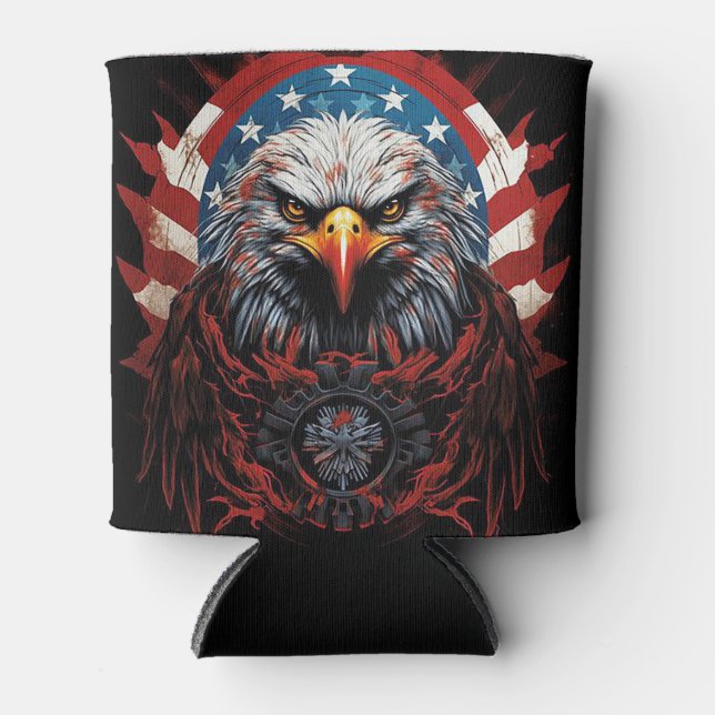 Enfriador De Latas Águila americana (Anverso)