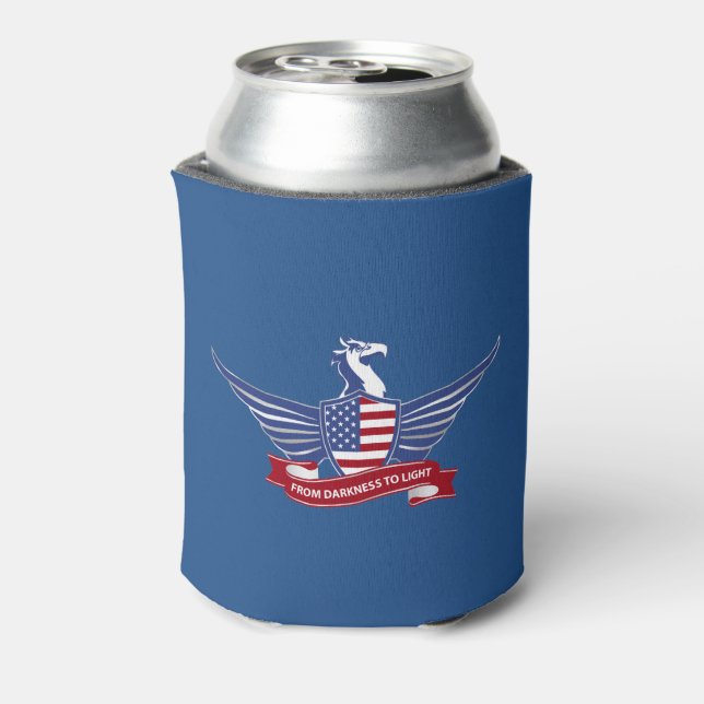 Enfriador De Latas Águila americana (Reverso de la lata)