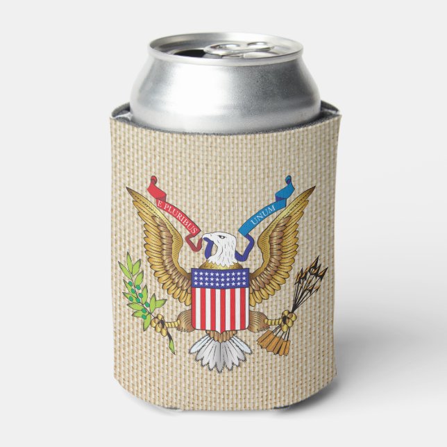 Enfriador De Latas Águila americana (Lata Anverso)