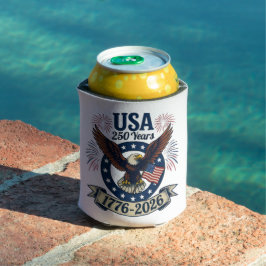 Enfriador De Latas Águila Americana Patriótica 250 Años 1776-2026