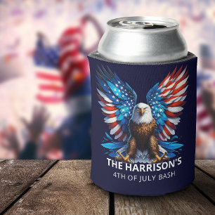 Enfriador De Latas Águila Patriótica USA 4 de Julio