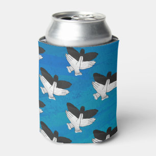 Enfriador De Latas Águila sombra sobre el azul