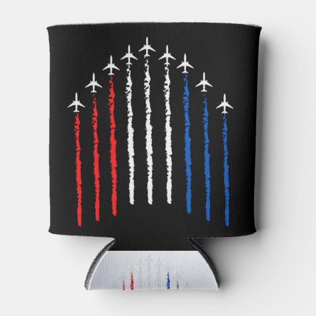 Enfriador De Latas Airforce Flyover  4th Of July (Anverso)
