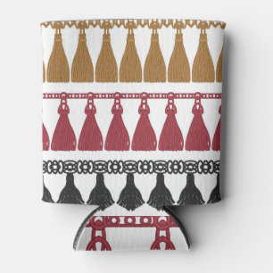 Enfriador De Latas Aislado Tassel Fringe Garland Set.