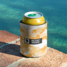 Enfriador De Latas Aislante de Bebida con Patrón de Camuflaje Desérti