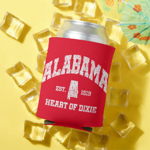 Enfriador De Latas Alabama, corazón de Dixie