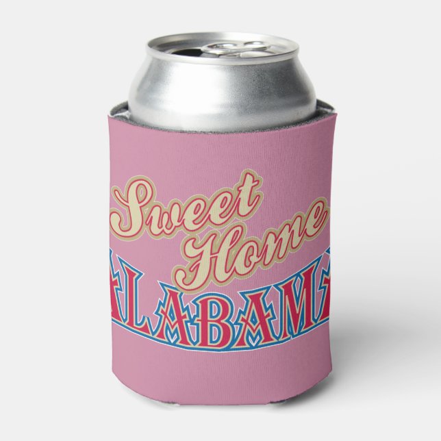 Enfriador De Latas Alabama es hogar (Lata Anverso)