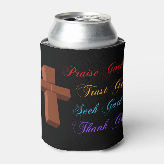 Enfriador De Latas Alabar a Dios (Lata Anverso)