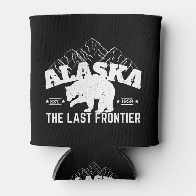 Enfriador De Latas Alaska, el último oso polar fronterizo (Anverso)