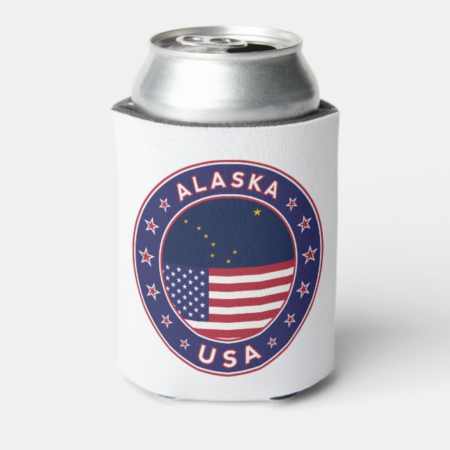 Enfriador De Latas Alaska, Estados Unidos (Reverso de la lata)