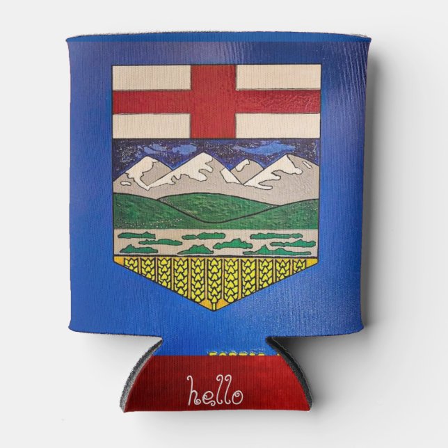 ENFRIADOR DE LATAS ALBERTA PINTA FLAG (Anverso)